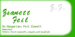 zsanett feil business card